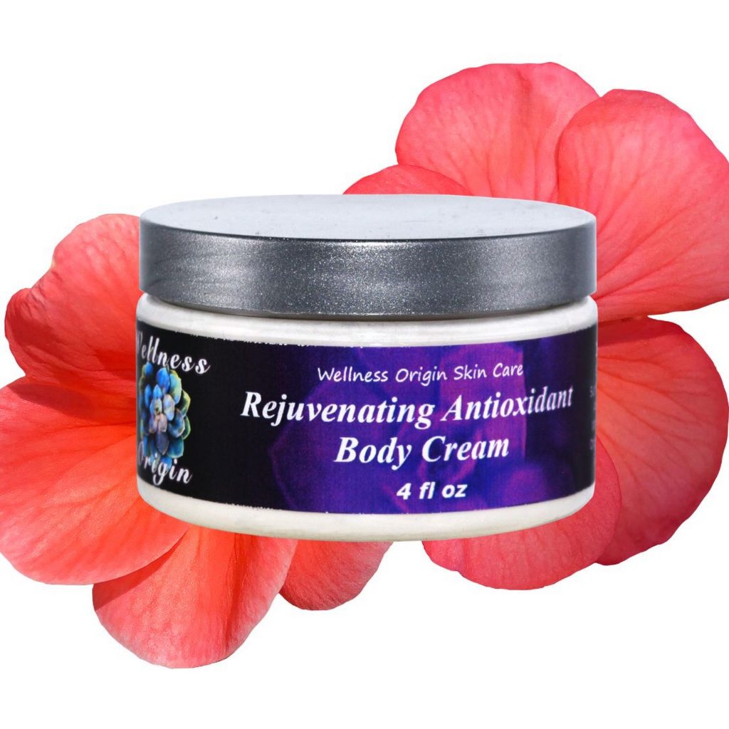 Rejuvenating Antioxidant Body Cream Wellness Origin Organic Skin Care Products