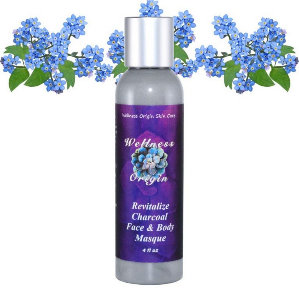 Revitalize Charcoal Face and Body Masque Wellness Origin Organic Skin Care Products