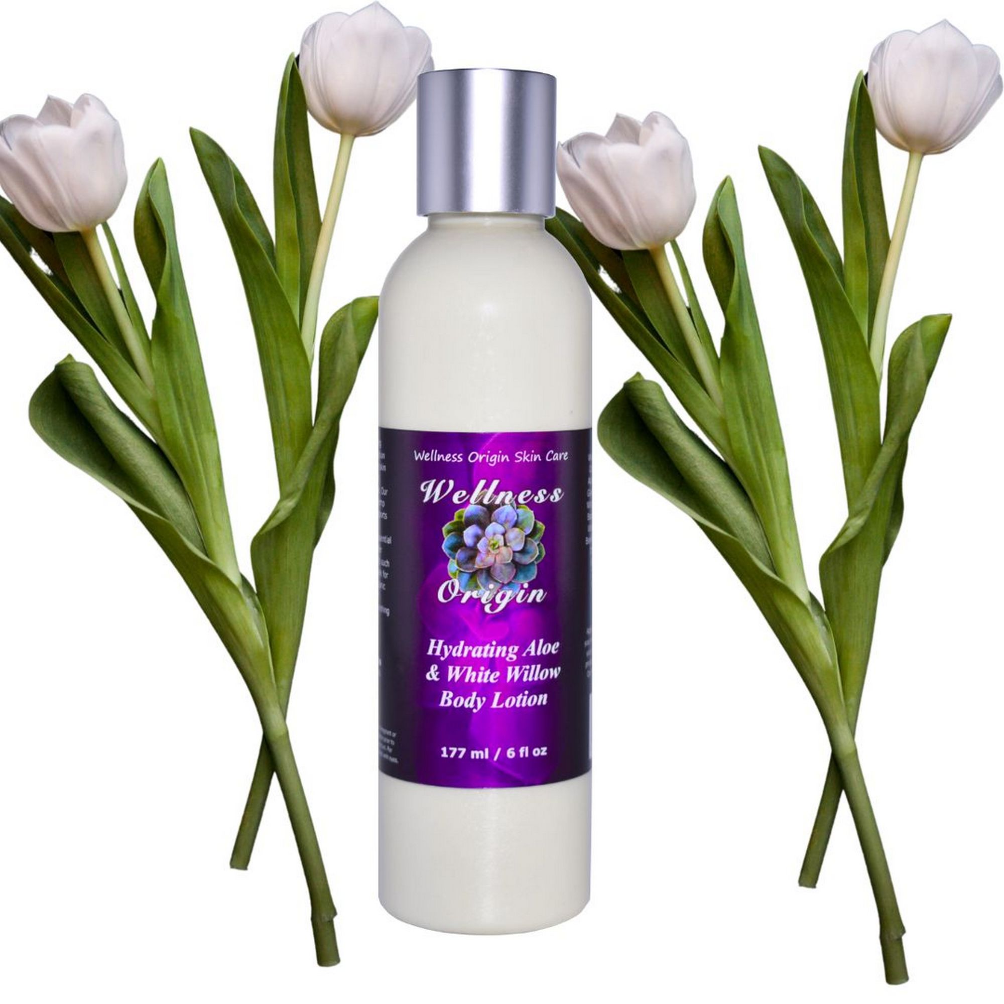 Hydrating Aloe and White Willow Body Lotion Wellness Origin Skin Care