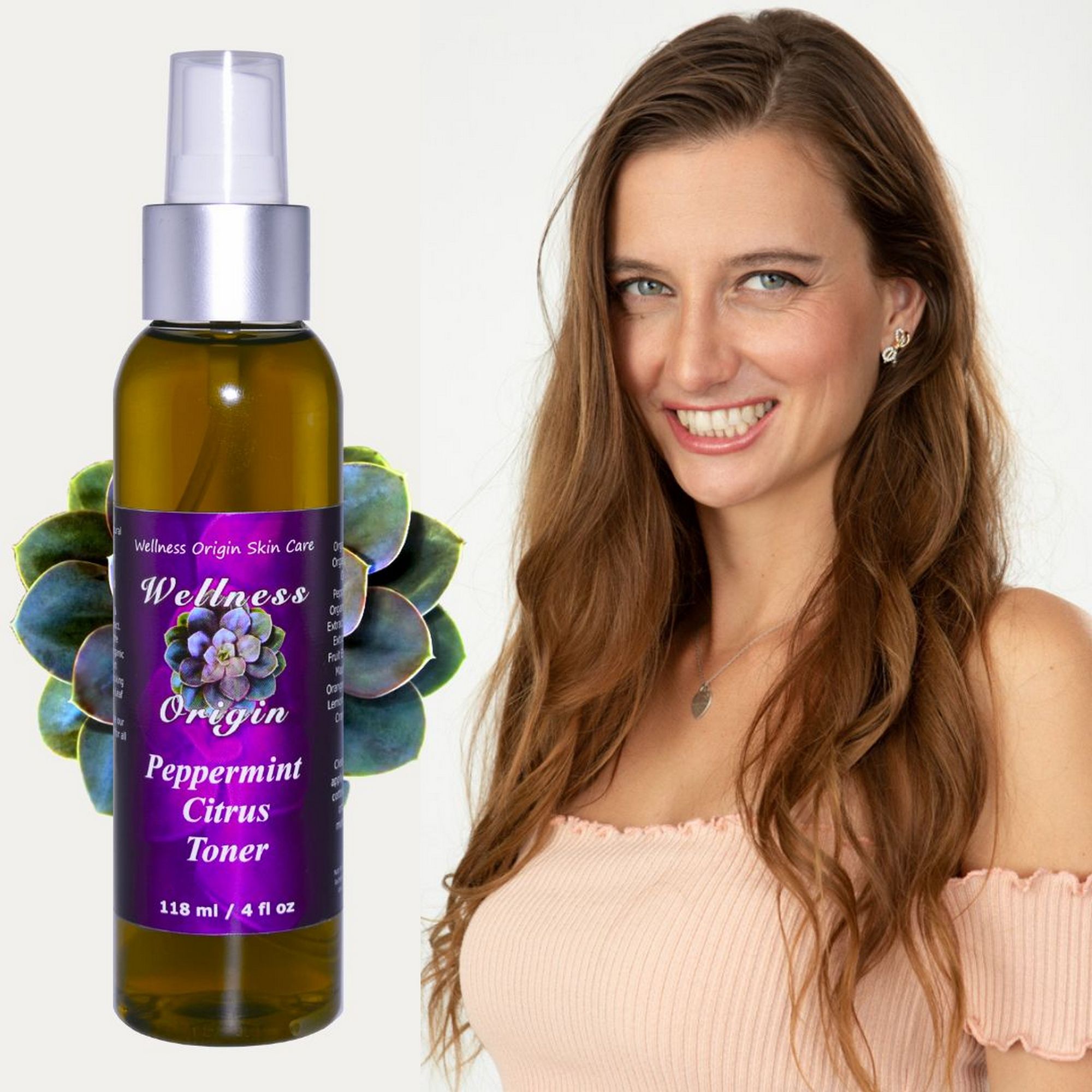Peppermint Citrus Toner Wellness Origin Claudia Varga