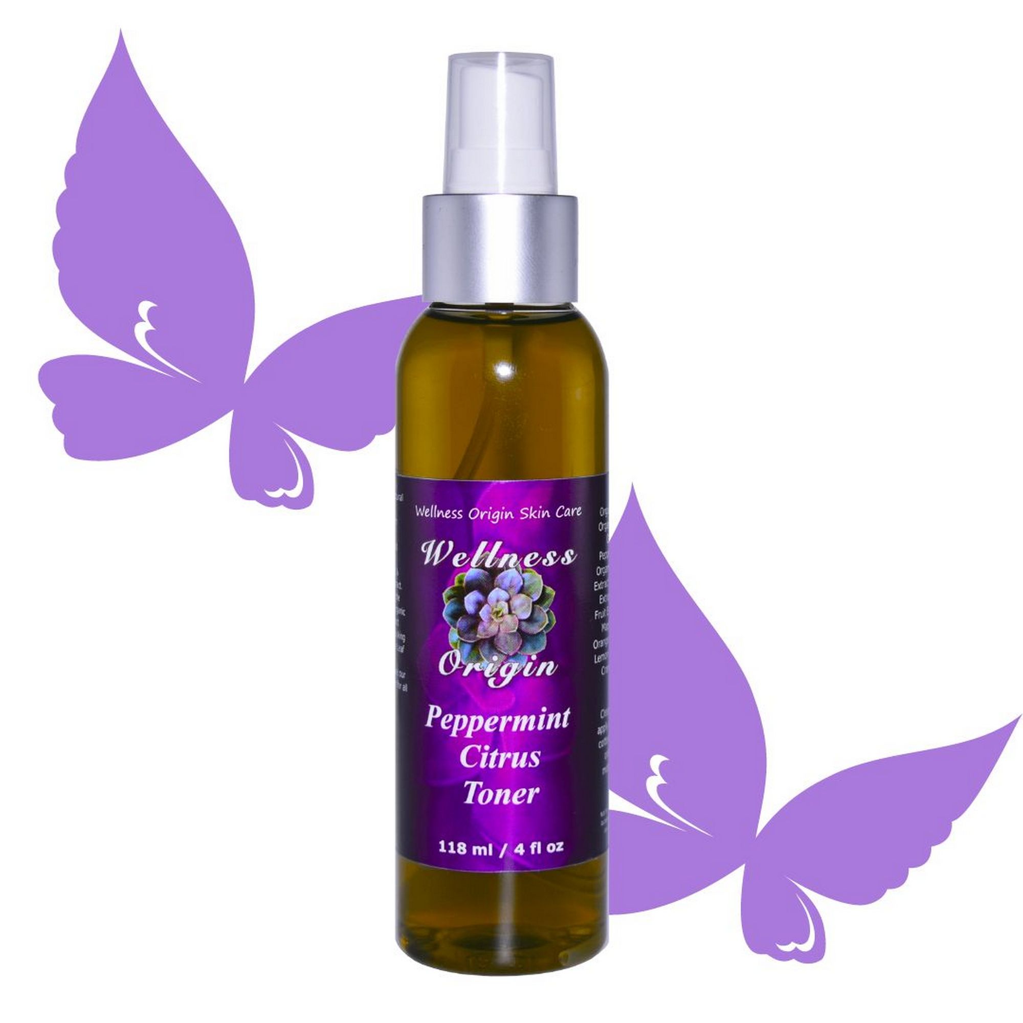 Peppermint Citrus Toner Wellness Origin Skin Care